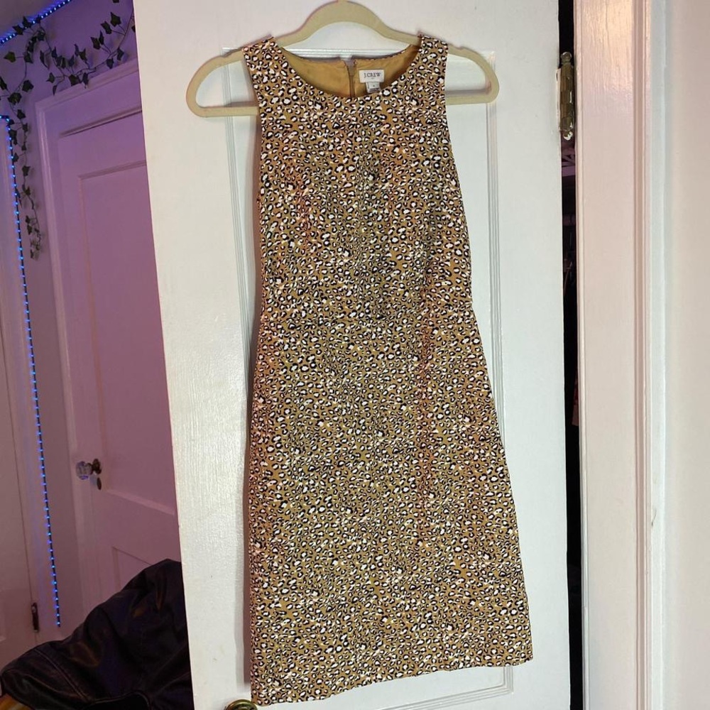 Cheetah print dress